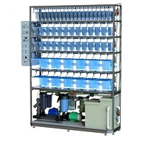 臺灣川富五層單側獨立式斑馬魚飼養系統